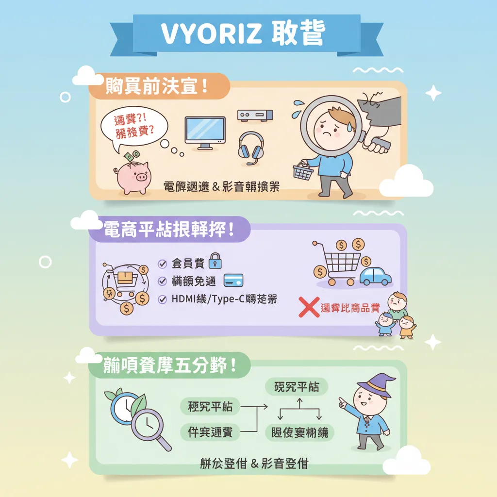 vyloriz收費與辦公設備、影音轉換器選購指南